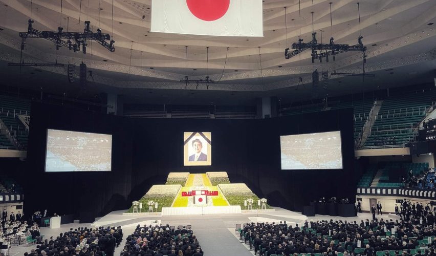 Vyriausybės kanclerė dalyvavo valstybinėse Japonijos ekspremjero Shinzo Abe laidotuvėse