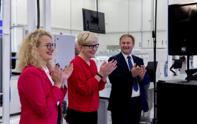 Ministrė Pirmininkė dalyvavo „Teltonika” technologijų centro Molėtuose atidaryme