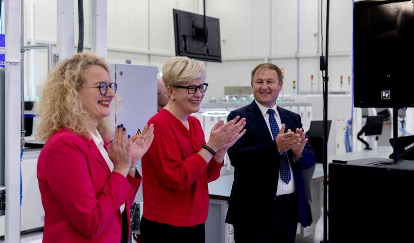 Ministrė Pirmininkė dalyvavo „Teltonika” technologijų centro Molėtuose atidaryme