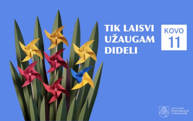 Premjerė sveikina Lietuvos žmones Nepriklausomybės atkūrimo dienos proga 