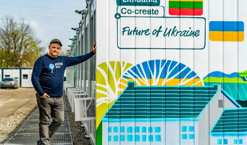 Lietuvos atstovai pristatė pirmąjį baigtą projektą Ukrainos infrastruktūrai atkurti