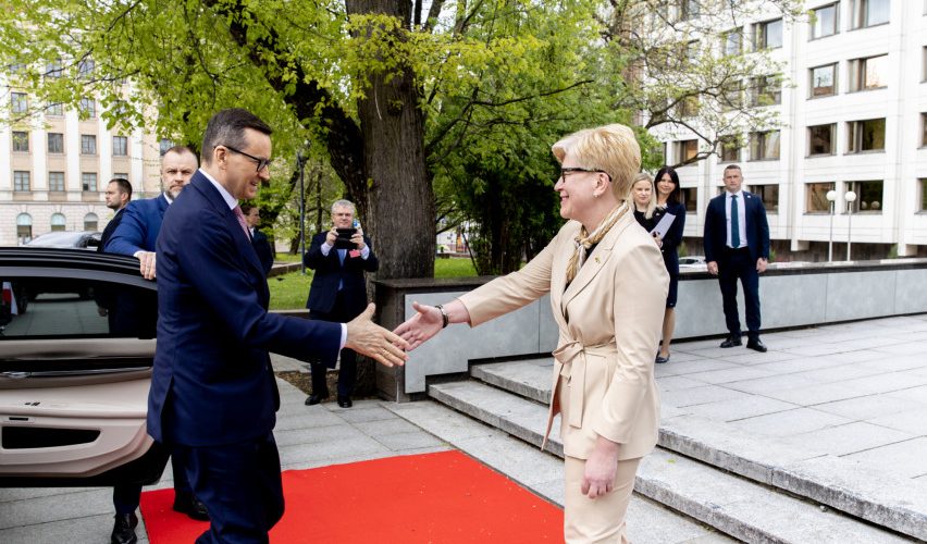 Lietuvos ir Lenkijos Premjerų susitikime – dėmesys paramai Ukrainai ir regiono saugumui
