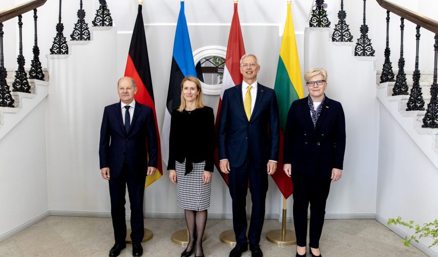 Ministrė Pirmininkė susitiko su Vokietijos, Estijos ir Latvijos Vyriausybių vadovais