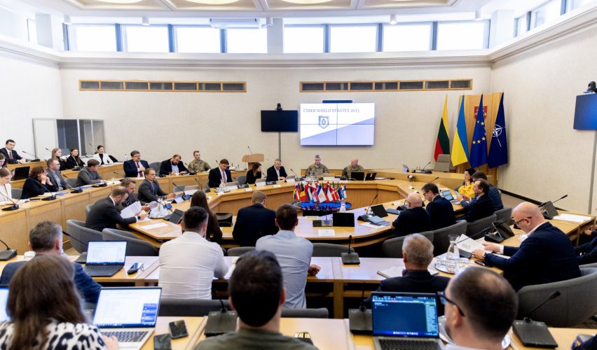 Pratybose „Kibernetinis skydas STRATEX 2023“ tikrinti valstybės institucijų ir energetikos įmonių gebėjimai bei sąveika didelio masto kibernetinio incidento akivaizdoje