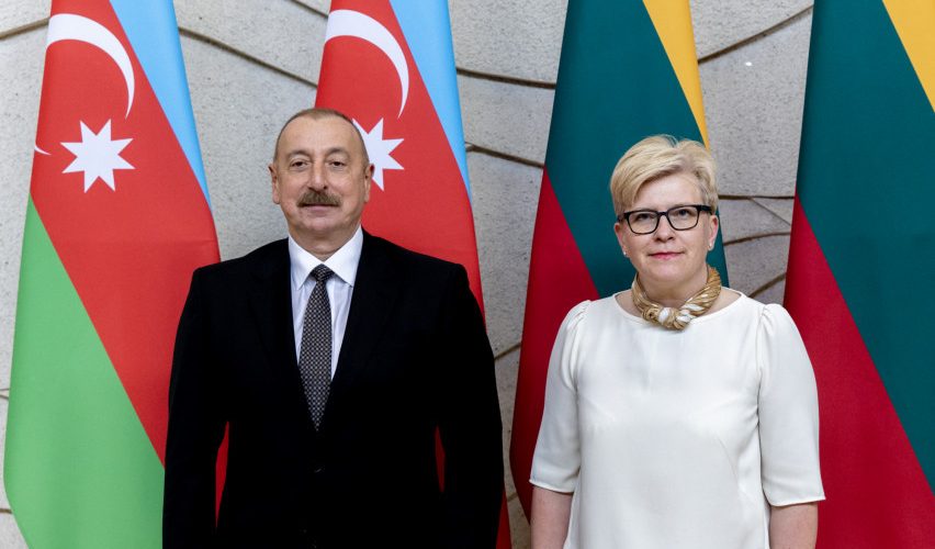 Premjerė susitiko su Azerbaidžano Prezidentu Ilhamu Alijevu 