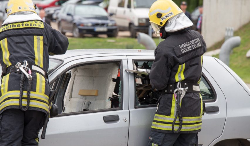Vyriausybės vadovė sveikina ugniagesius gelbėtojus su profesine švente