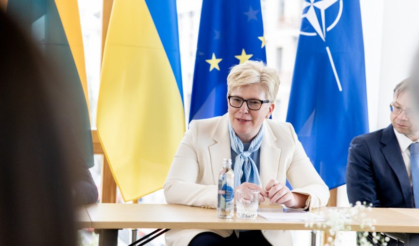 Ministrė Pirmininkė susitiko su Šiaurės Atlanto Tarybos ambasadoriais