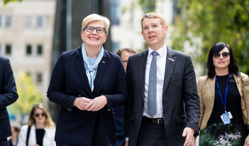 Ministrė Pirmininkė susitiko su Naujosios Zelandijos Vyriausybės vadovu Chrisu Hipkinsu  