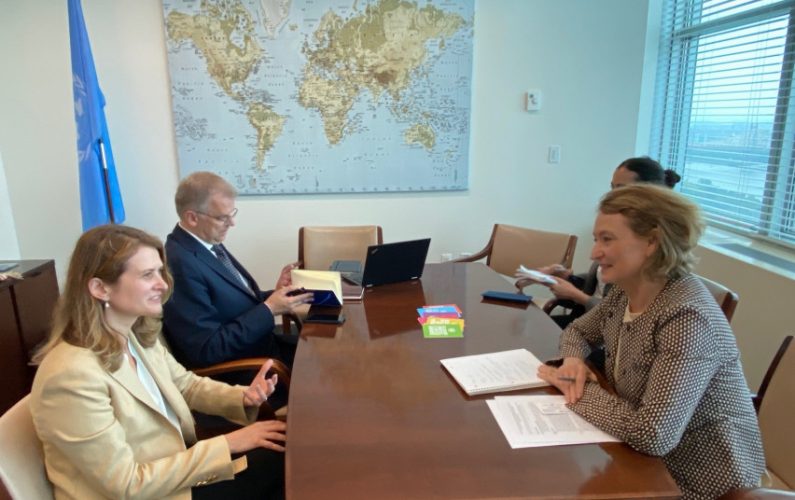 Vyriausybės kanclerė Niujorke susitiko su JT Generalinio Sekretoriaus pavaduotoja žmogaus teisėms Ilze Brands Kehris