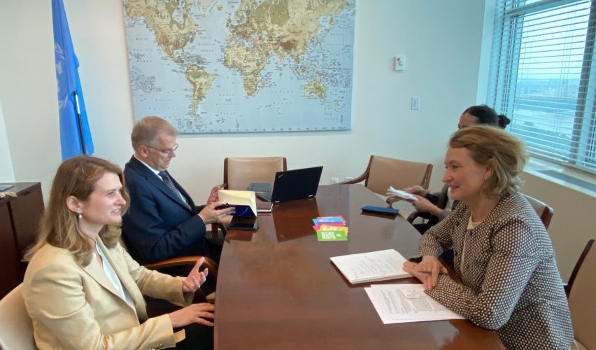Vyriausybės kanclerė Niujorke susitiko su JT Generalinio Sekretoriaus pavaduotoja žmogaus teisėms Ilze Brands Kehris