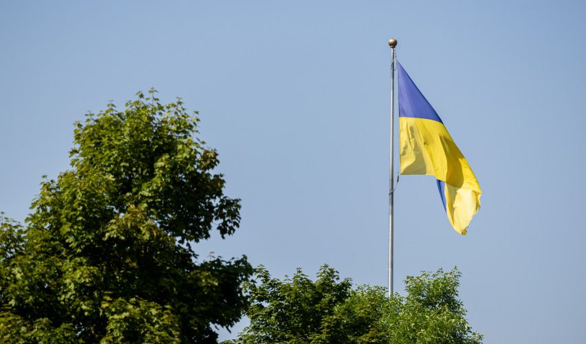Ministrė Pirmininkė pasveikino Nepriklausomybės dieną mininčią Ukrainą