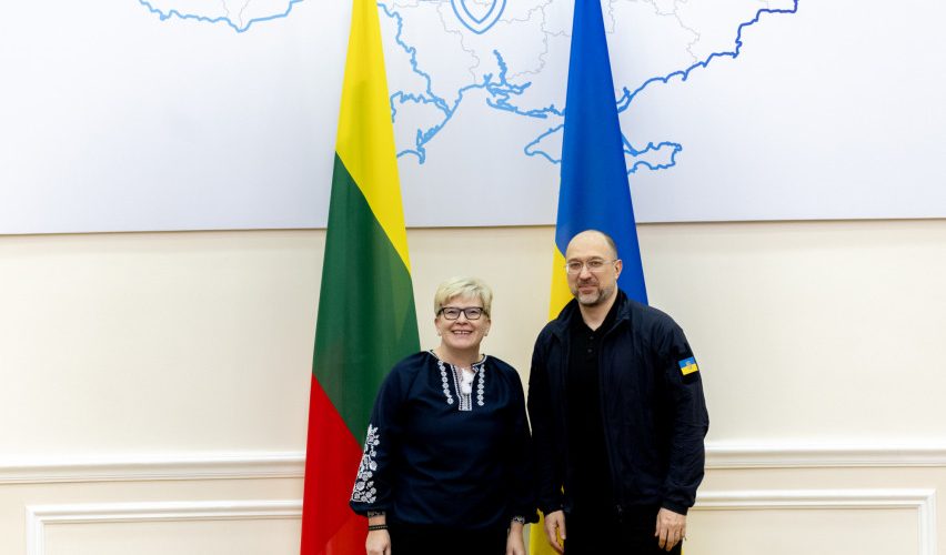 Premjerė Kyjive: Lietuva visada išliks nesvyruojančia Ukrainos rėmėja