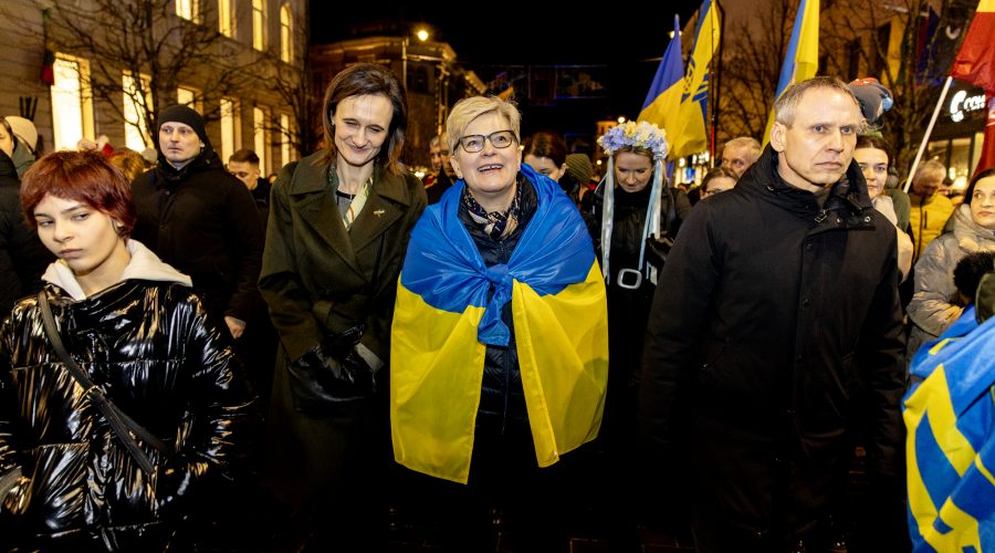 Premjerė: didžiuojuosi, kad gimiau ir gyvenu šalyje, kurios žmonės dėl Ukrainos pergalės daro tiek daug