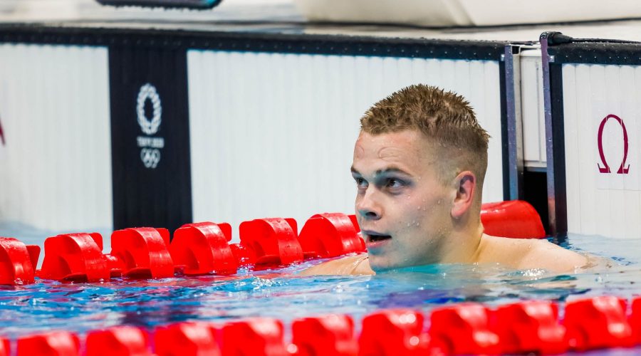 Premjerė sveikina pasaulio vicečempionu tapusį plaukiką Daną Rapšį