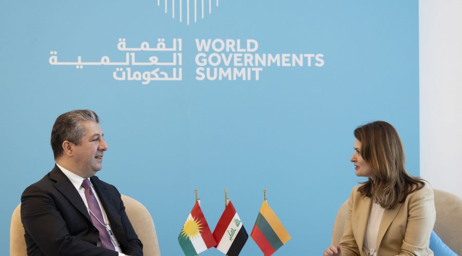Su Irako Kurdistano Ministru Pirmininku Vyriausybės kanclerė aptarė ekonominių ryšių skatinimą, bendradarbiavimą švietimo srityje