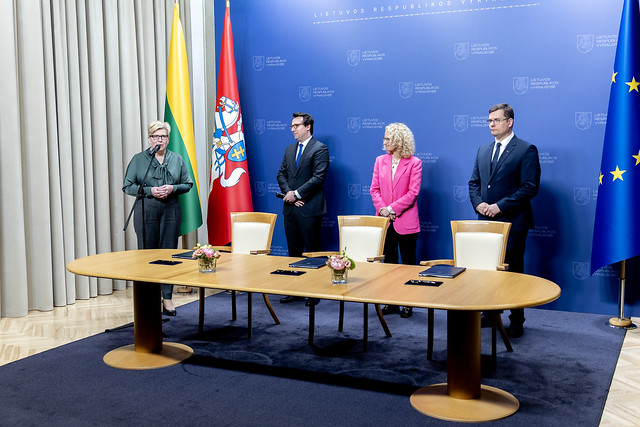 Pasirašytas Lietuvos institucijų ir Vokietijos įmonės „Rheinmetall“ Ketinimo protokolas dėl amunicijos gamyklos Lietuvoje