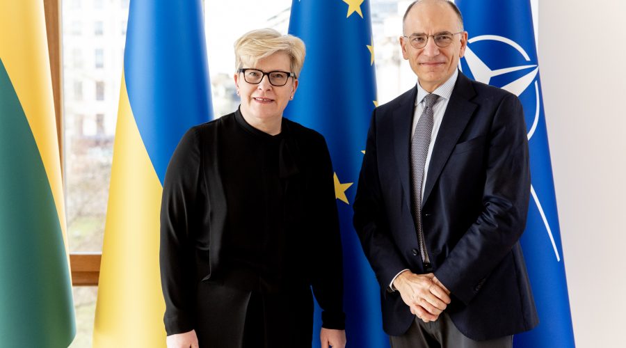 Premjerė aptarė ES bendros rinkos ateitį ir iššūkius su J