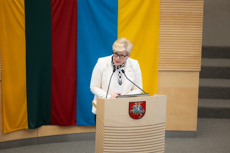 Ministrės Pirmininkės Ingridos Šimonytės kalba pristatant 2023 metų valstybės pažangos ataskaitą
