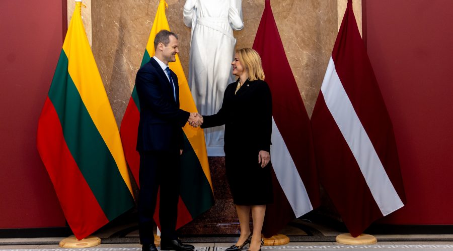 Premjeras Latvijoje: artimas bendradarbiavimas ir maksimalus dėmesys saugumui – mūsų laikmečio būtinybė