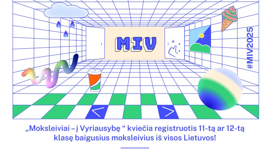 Kviečiame moksleivius registruotis į projektą „Moksleiviai – į Vyriausybę“