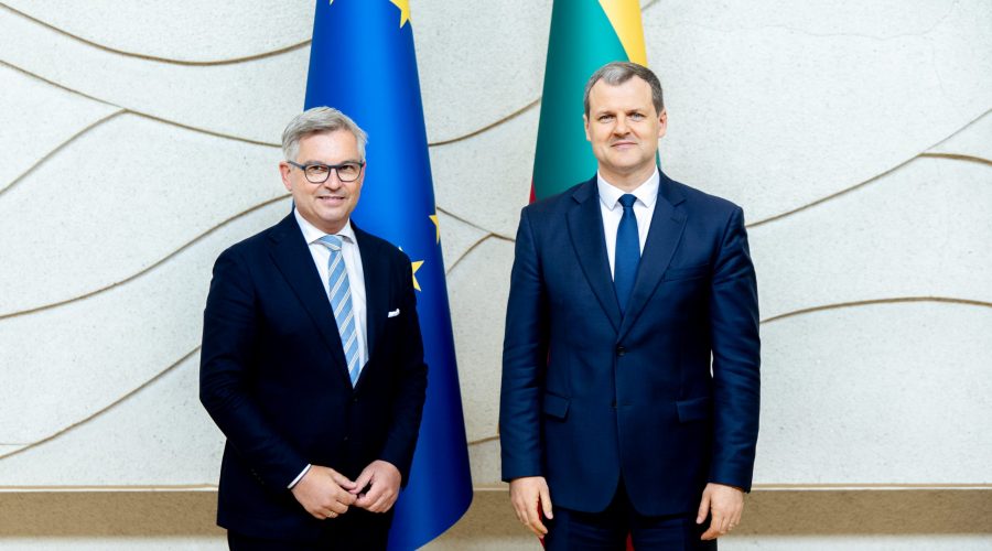 Premjero susitikime su EK nariu Magnus Brunner – dėmesys ES vidaus saugumui, migracijai ir sienų apsaugai