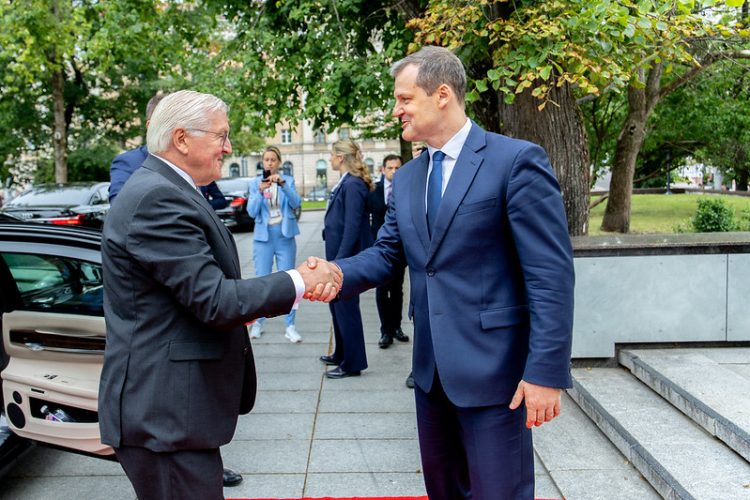 Su Vokietijos Prezidentu susitikęs Premjeras: Lietuvai ir Vokietijai dirbant kartu, saugesnis ir mūsų regionas, ir Europa