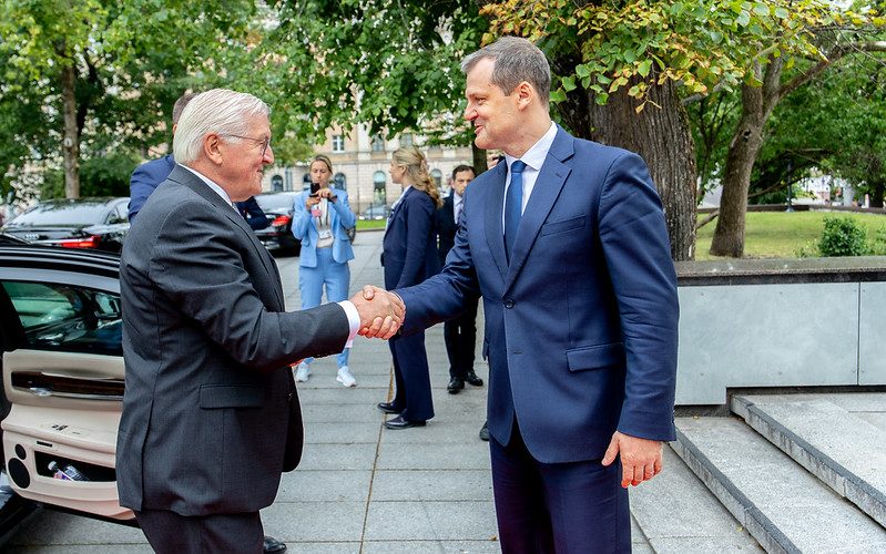 Su Vokietijos Prezidentu susitikęs Premjeras: Lietuvai ir Vokietijai dirbant kartu, saugesnis ir mūsų regionas, ir Europa