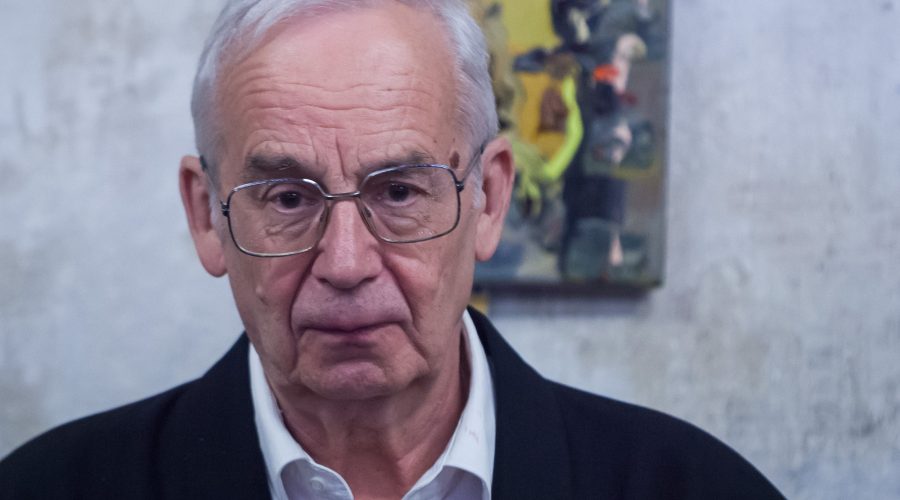 Laikinasis Premjeras sveikina jubiliejų minintį dailininką Eugenijų Antaną Cukermaną