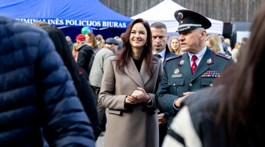 Premjerė: Glaudus policijos ryšys su bendruomenėmis kuria saugesnę ir stipresnę Lietuvą