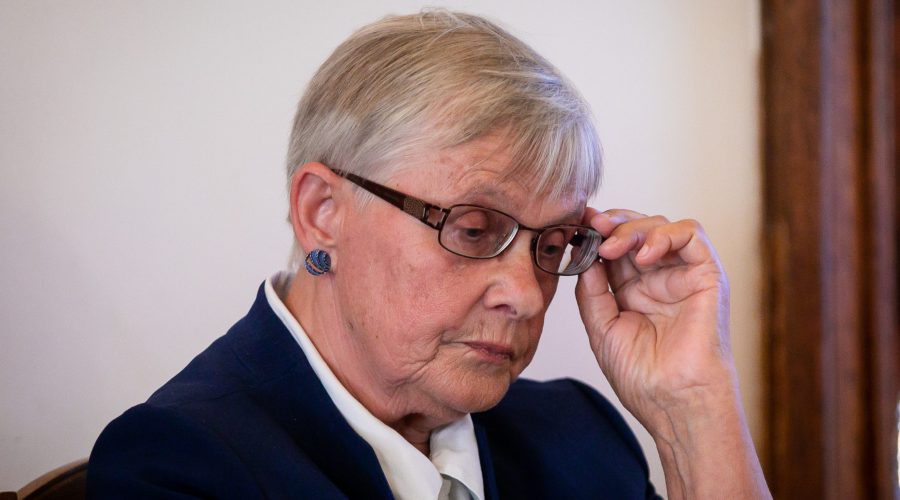 Premjerė pasveikino literatūrologę Viktoriją Daujotytę-Pakerienę jubiliejaus proga
