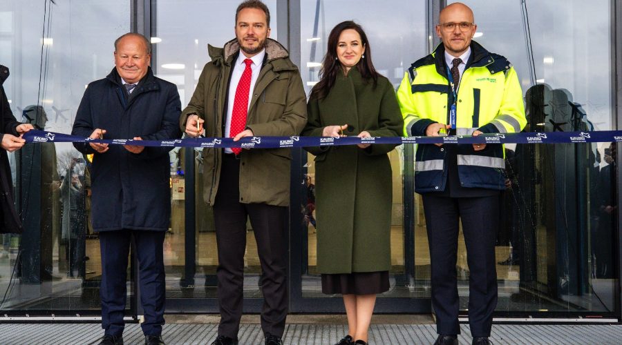 Atidarytas Kauno oro uosto keleivių terminalas