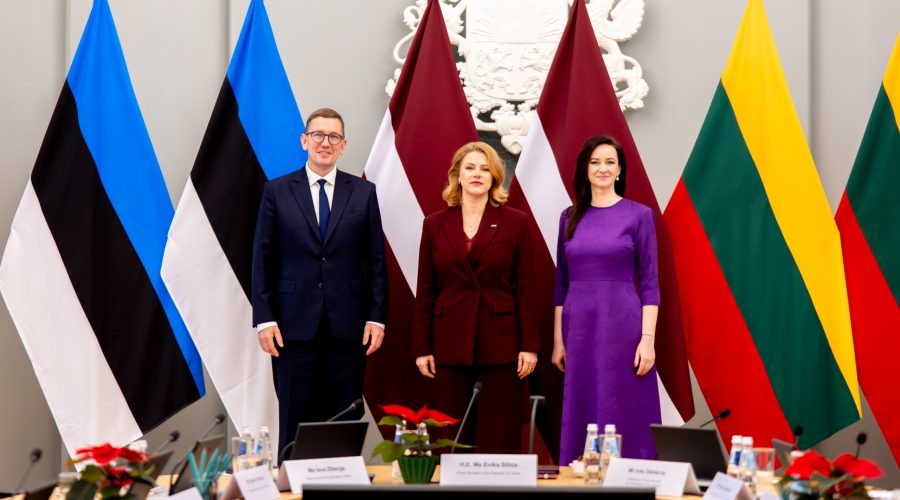 Rygoje – Baltijos šalių premjerų dėmesys regiono saugumui, paramai Ukrainai, svarbiems infrastruktūros projektams