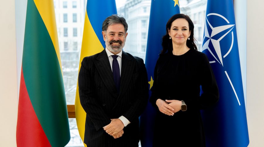 Premjerė susitiko su Italijos ambasadoriumi Lietuvoje