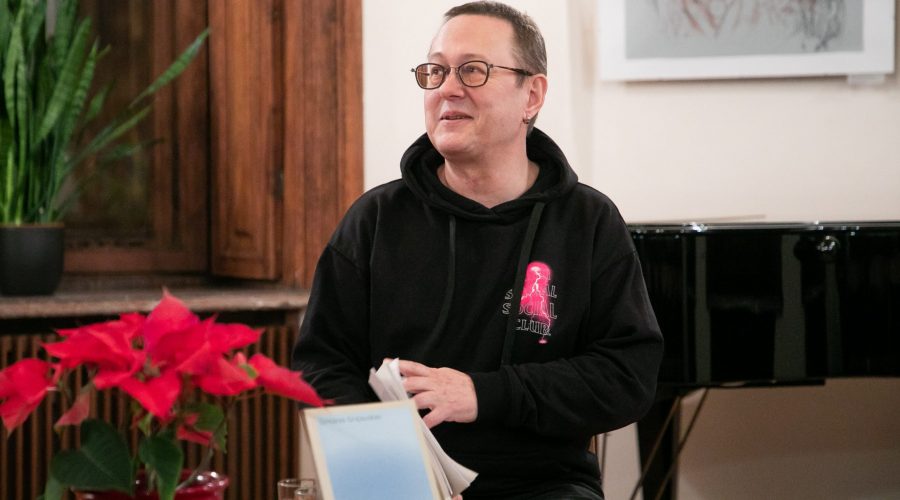 Premjerė pasveikino poetą Gintarą Grajauską jubiliejaus proga