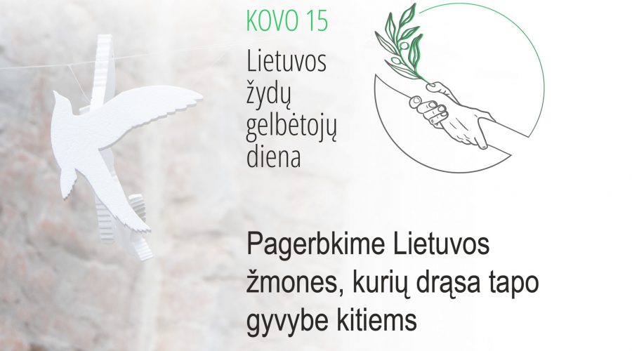 Kovo 17-ąją kviečiame minėti Lietuvos žydų gelbėtojų dieną