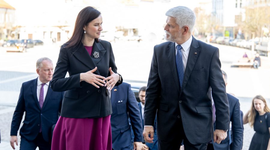 Ministrė Pirmininkė susitiko su Čekijos Prezidentu