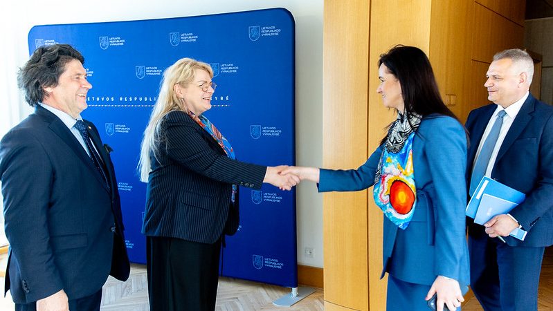 Premjerė susitiko su naująja Žemės ūkio rūmų vadovybe