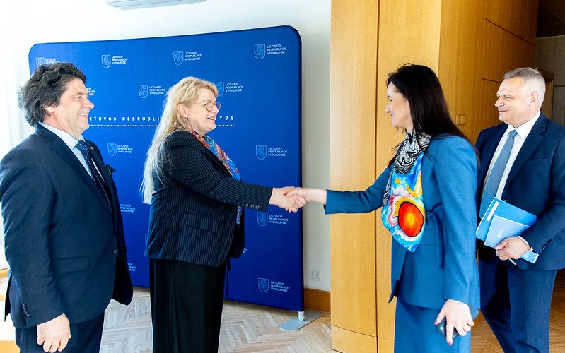 Premjerė susitiko su naująja Žemės ūkio rūmų vadovybe