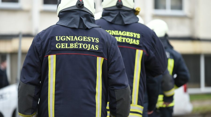 Premjerė sveikina su ugniagesių gelbėtojų profesine švente