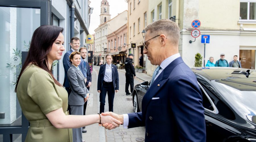 Su Suomijos Prezidentu Ministrė Pirmininkė aptarė Šiaurės-Baltijos šalių bendradarbiavimą ir regiono saugumą